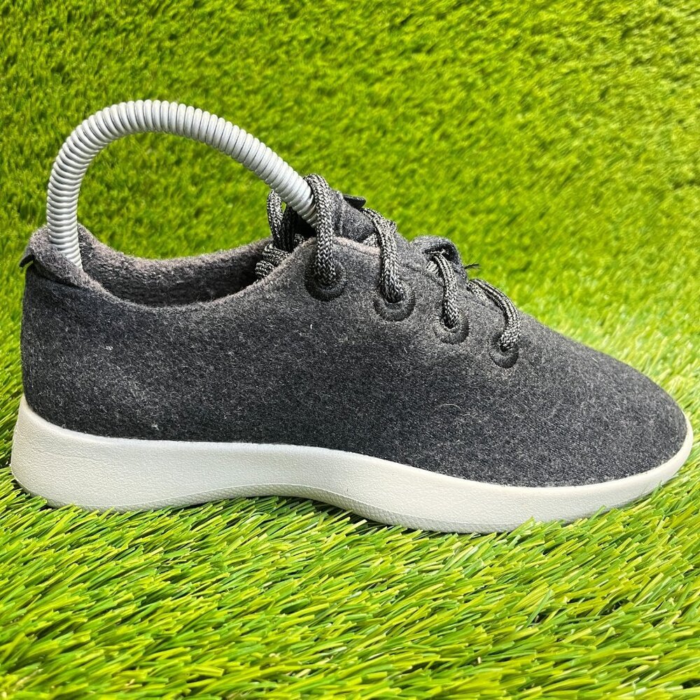 Allbirds Wool Runners Womens Size 7 Black White Casual Walking Shoes Sneakers